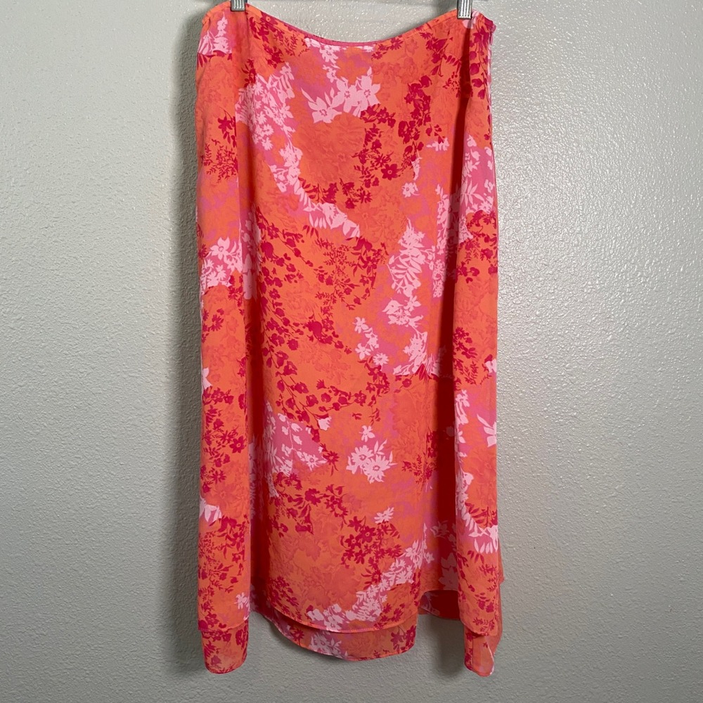 Y2K Pink Skirt XL Fairy Feminine Boho Bohemian Beachy Summer Fairycore‎ Vacation
